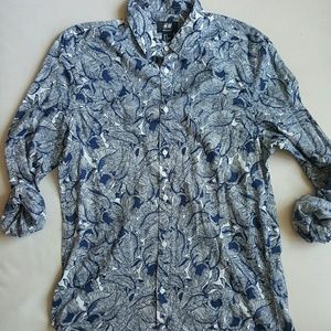 H&M Longsleeve Hawaiian Print Shirt
